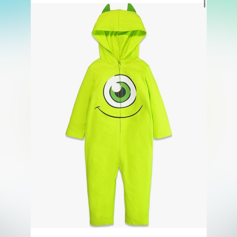 Disney Pixar Monsters Inc. Mike Wazowski Baby romper costume